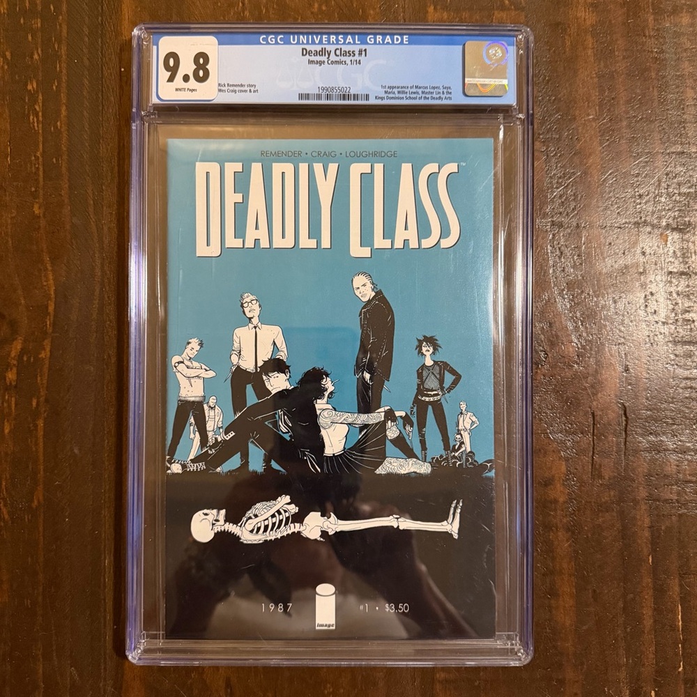 CGC Deadly Class #1 Graded 9.8 Comic Book - In Case